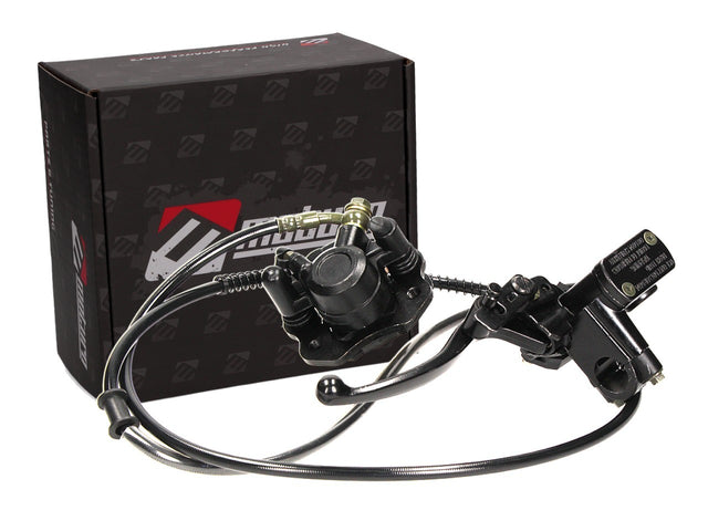 Moturo Bremsanlage kpl schwarz 1450mm Typ 8 für 110ccm bis 250ccm ATV Quad