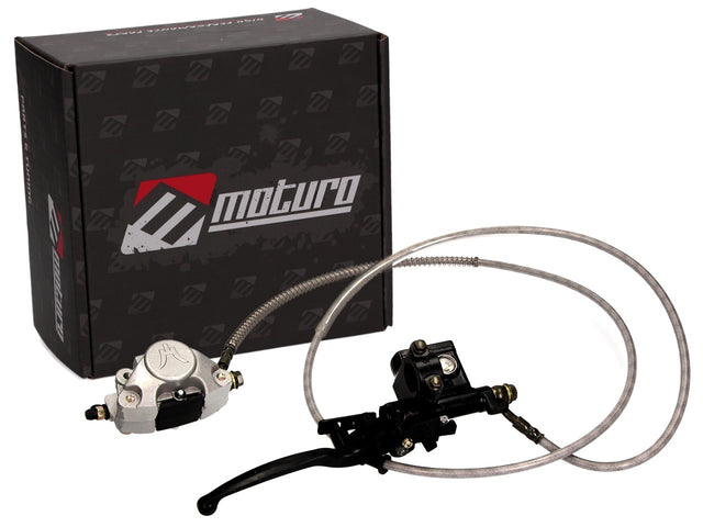 Moturo Bremsanlage kpl silber 1750mm Typ 1 für 110ccm bis 250ccm ATV Quad