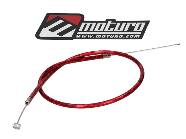 Moturo Bremszug Custom 500mm vorne rot für Pocket Bike