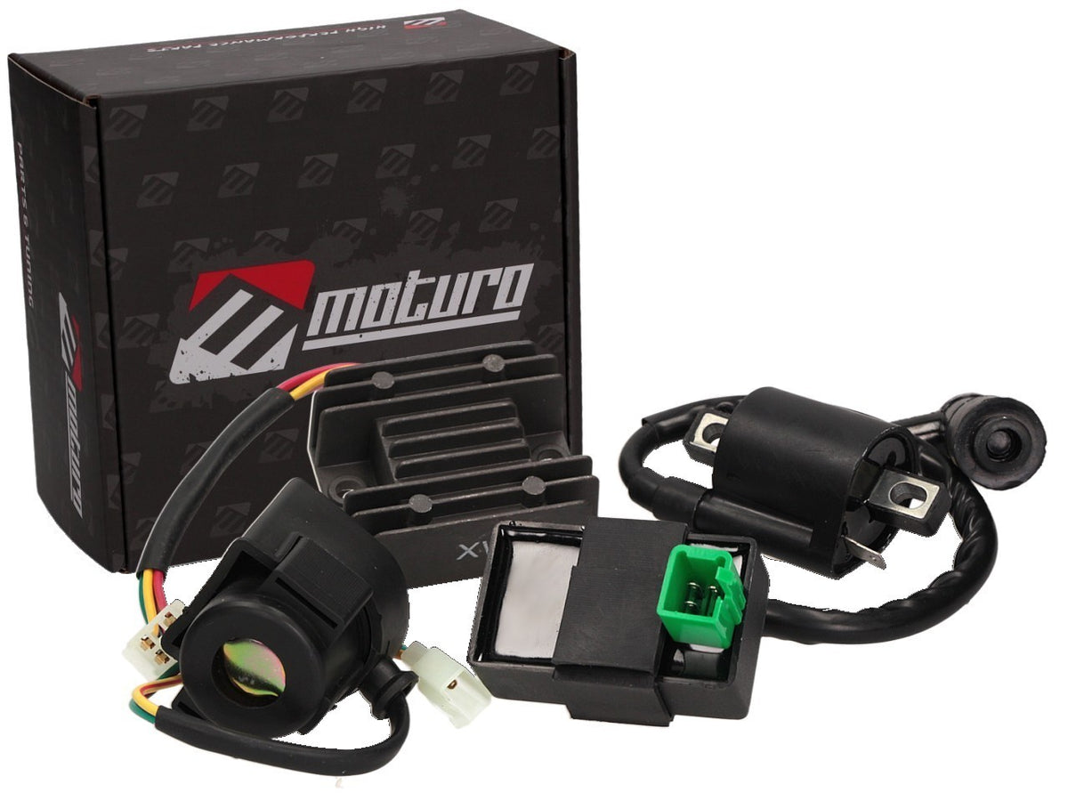 Moturo Elektronik Set CDI -Spannungsregler Typ 2 f. 150ccm ATV Quad Dirt Bike