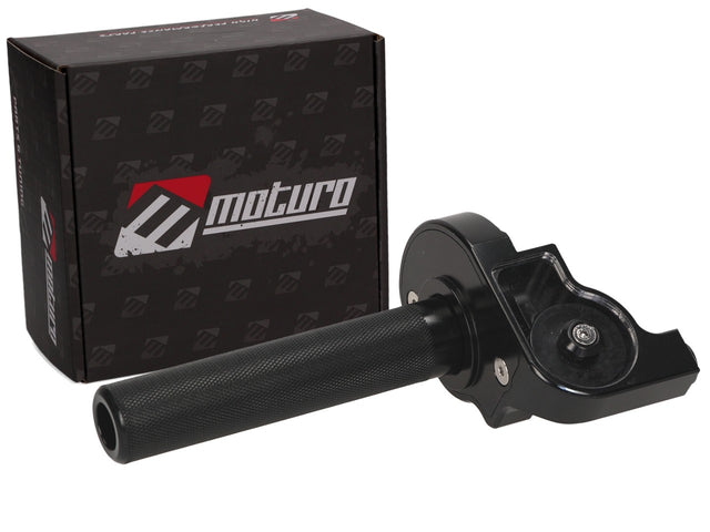 Moturo Gasgriff Kurzhub schwarz 7/8" passend für Honda CRF50