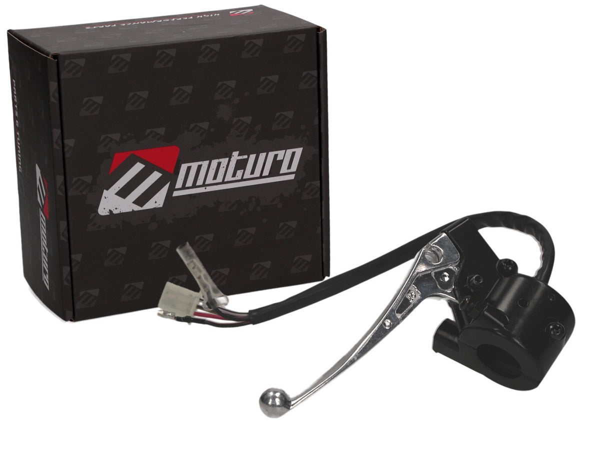 Moturo Gasgriffhalter rechts mit Bremshebel für Yamaha PW 50