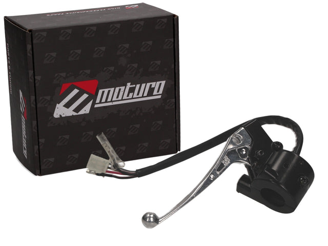 Moturo Gasgriffhalter rechts mit Bremshebel für Yamaha PW 50