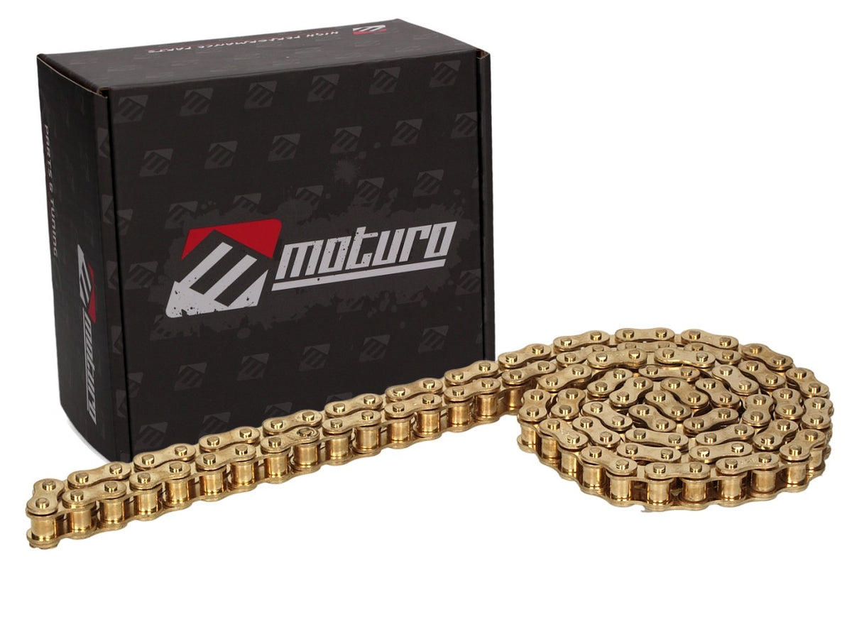 Moturo Kette 55 Glieder (428) gold für Dirt Bike