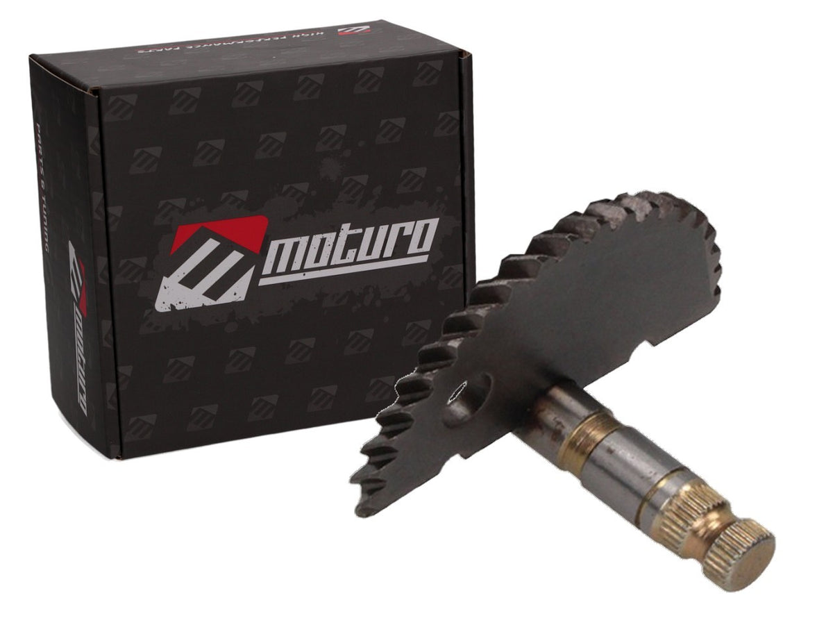 Moturo Kickstarter Welle 48mm 22mm für GY6 50ccm 4-Takt