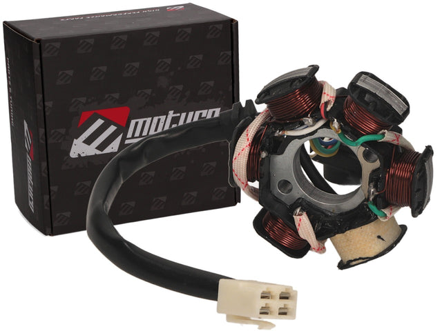 Moturo Lichtmaschine Stator 6-Spulen für 110ccm bis 125ccm ATV Quad