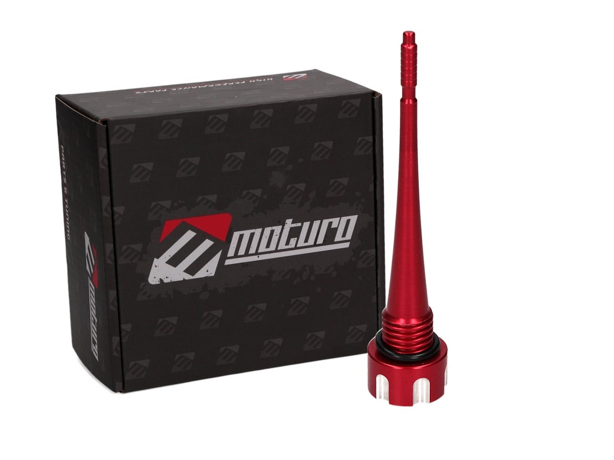 Moturo Messstab Motoröl CNC rot für 150-250ccm Dirt Bike