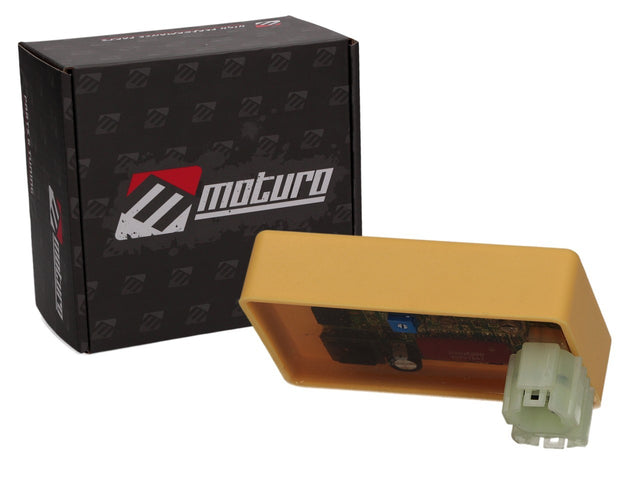 CDI Moturo Racing jaune débridée type 16 6 broches pour GY6 50cc-150cc ATV Quad Scooter
