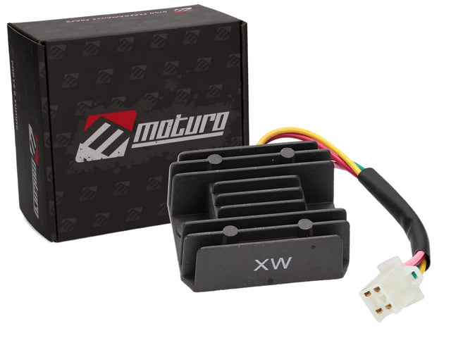 Moturo Spannungsregler Gleichrichter -Typ 11- 4-PIN für 50-125ccm ATV Quad