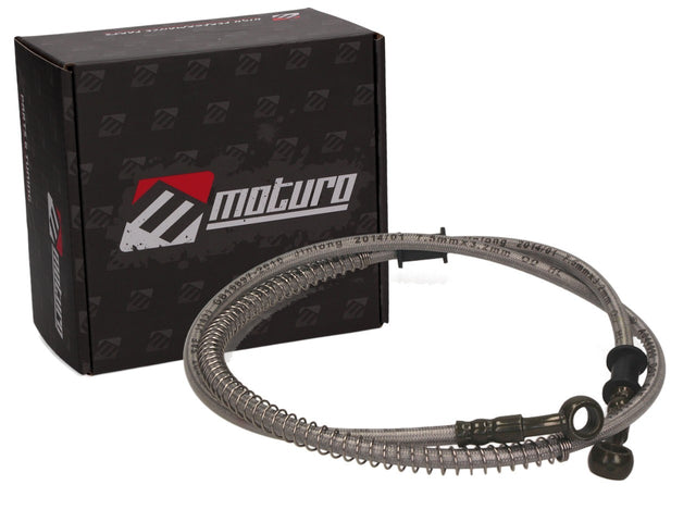 Moturo braided stainless steel brake line 1070mm - M10 M10 - for ATV Quad Dirt Bike