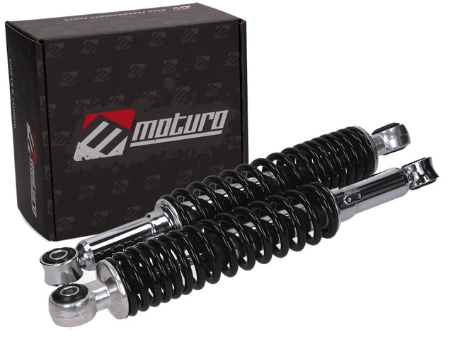 Moturo shock absorber set black 300mm
