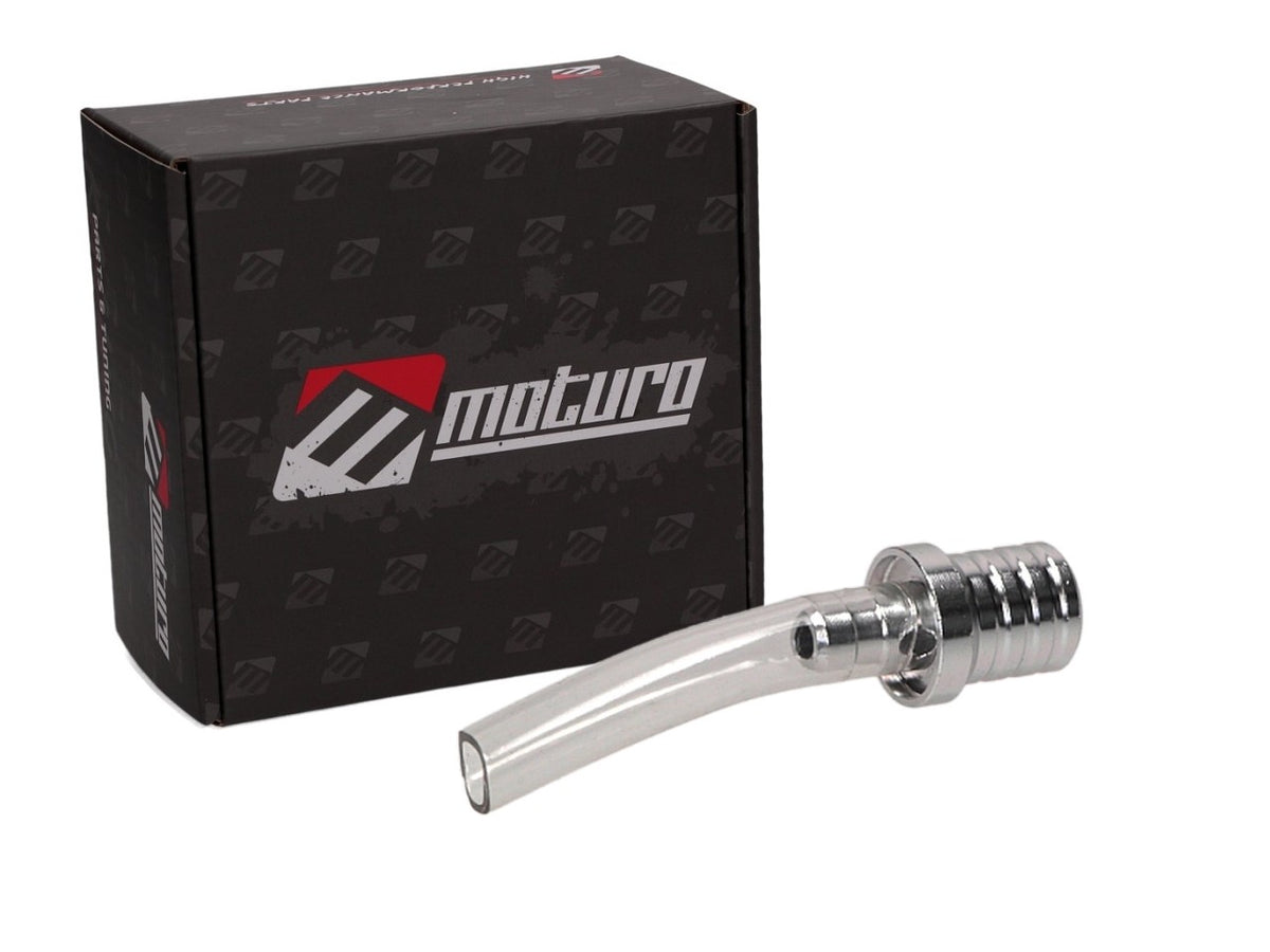 Moturo Tank Entlüftungsschlauch silber Entlüftungsventil für Dirt Bike Pocket Bike