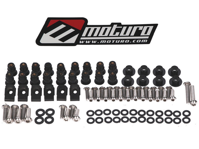 Moturo Verkleidungsschrauben Set für Kawasaki ZX-6R 98-02