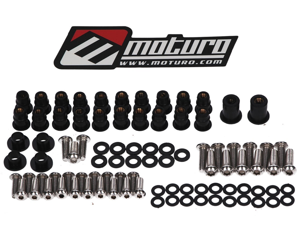 Moturo Verkleidungsschrauben Set für Kawasaki ZX-9R 02-03