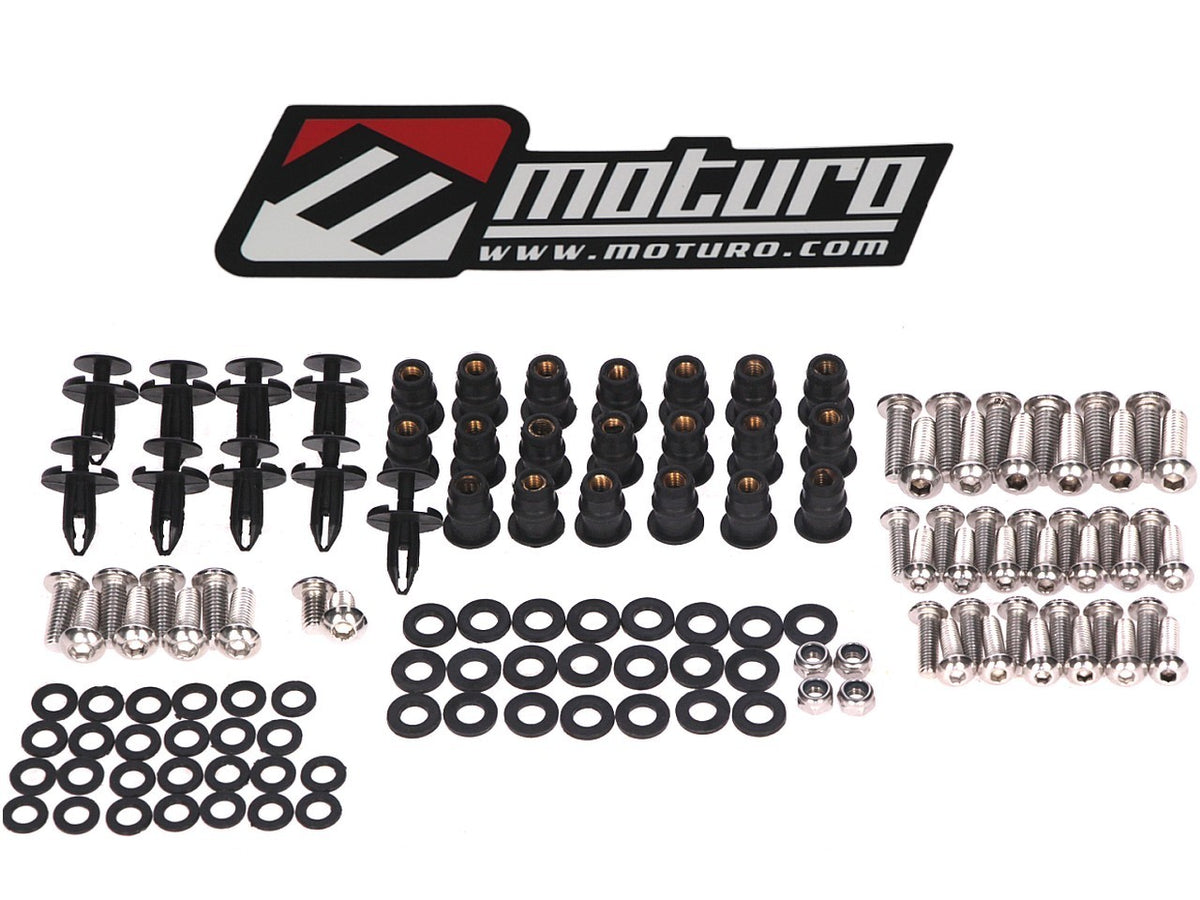 Moturo Verkleidungsschrauben Set für Kawasaki ZX-10R 04-05