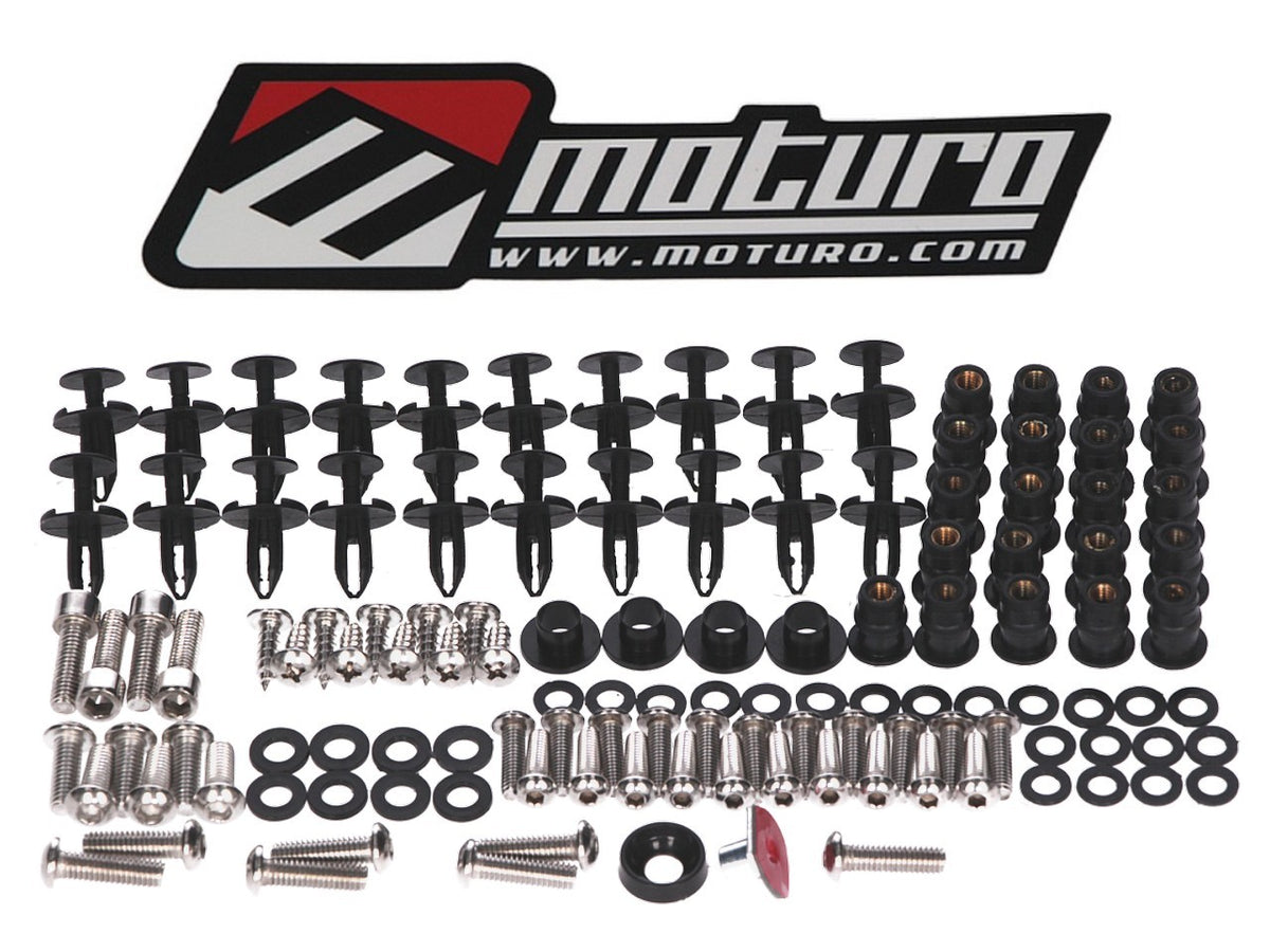 Moturo Verkleidungsschrauben Set für Kawasaki ZX-6R 09-12
