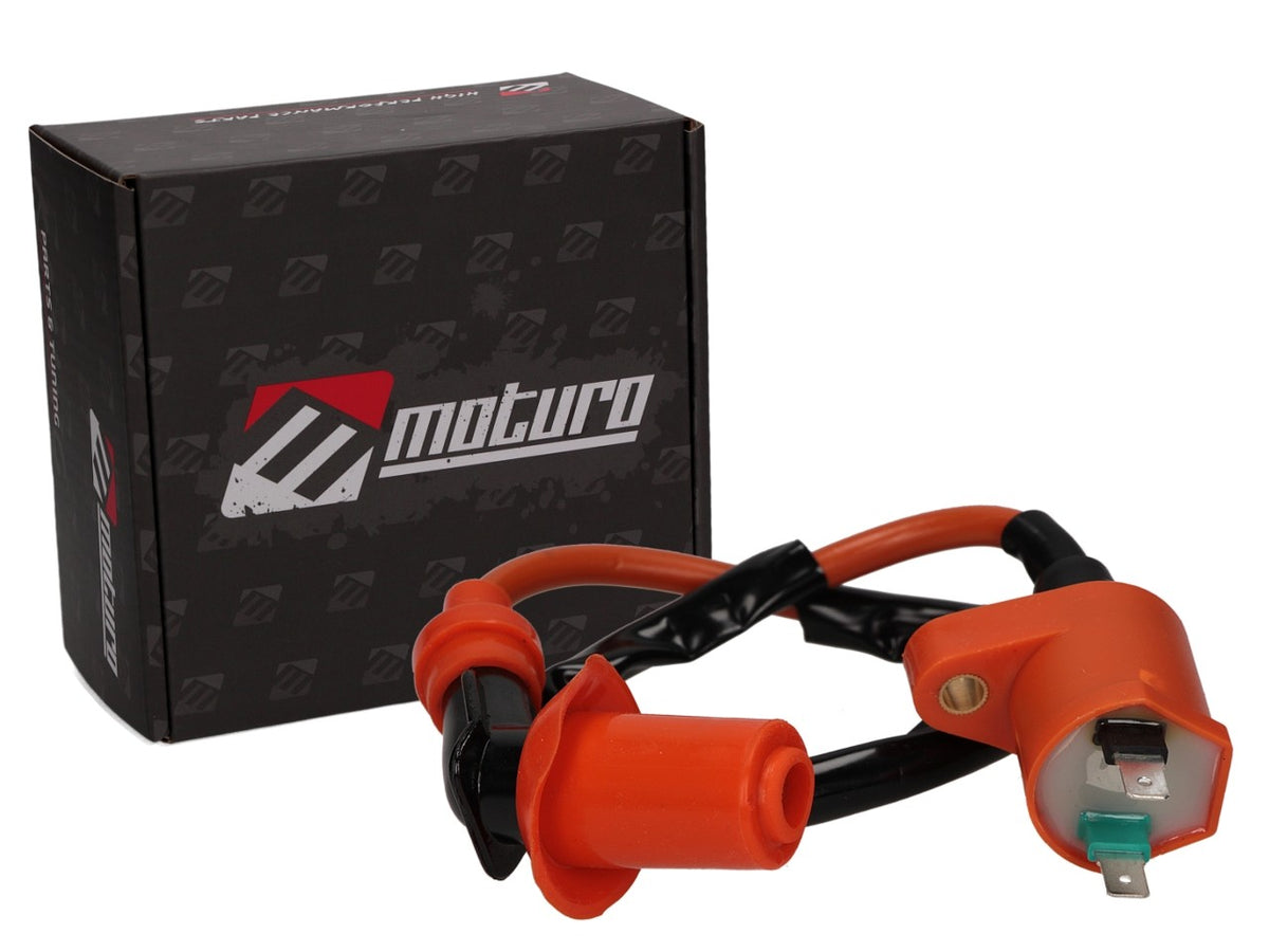 Moturo Zündspule Racing mit Zündkerzenstecker für Dirt Bike Pocket Bike