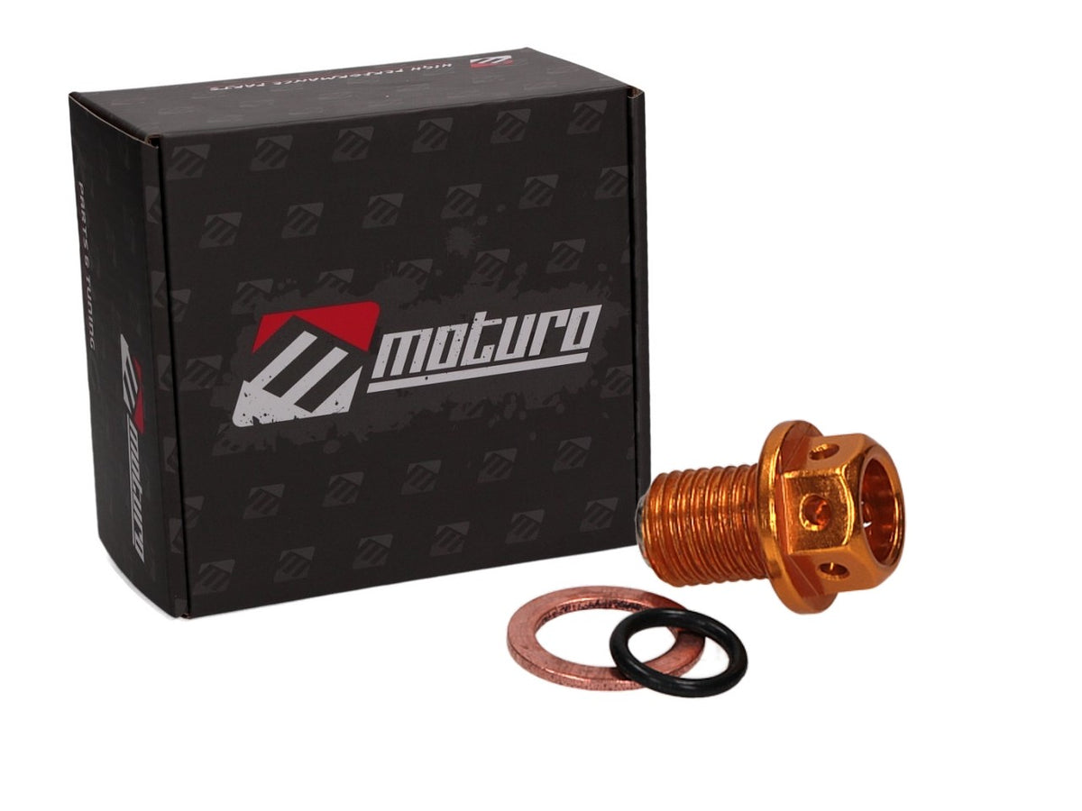 Moturo Ölblassschraube gold magn. für Dirt Bike Pocket Bike