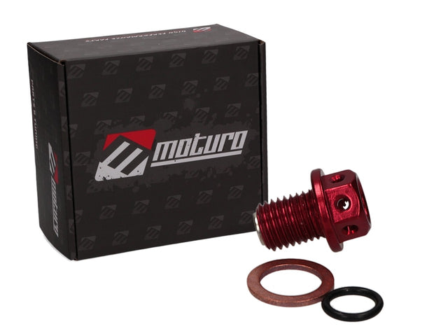 Moturo Ölblassschraube rot magn. für Dirt Bike Pocket Bike