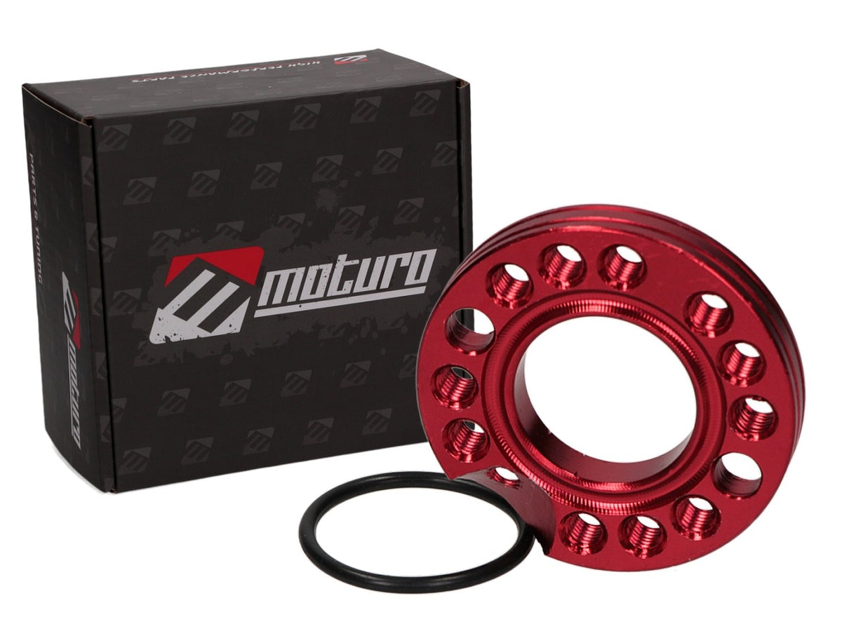 Moturo Adapter 22mm rot für Ansaugstutzen 70-125-ccm Dirt Bike