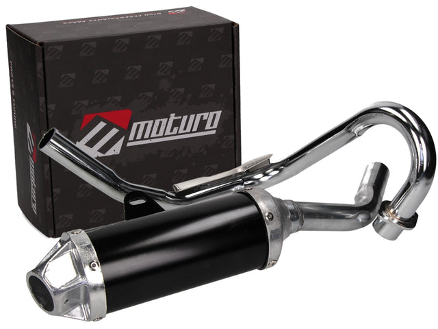 Moturo Auspuffanlage Sport Edelstahl für 110-125ccm Dirt Bike