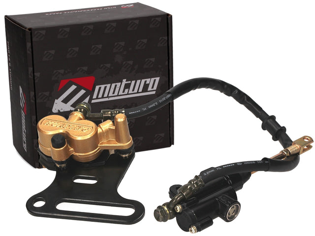 Moturo Bremsanlage 12mm hydr. hinten gold für Pit BikeDirt Bike