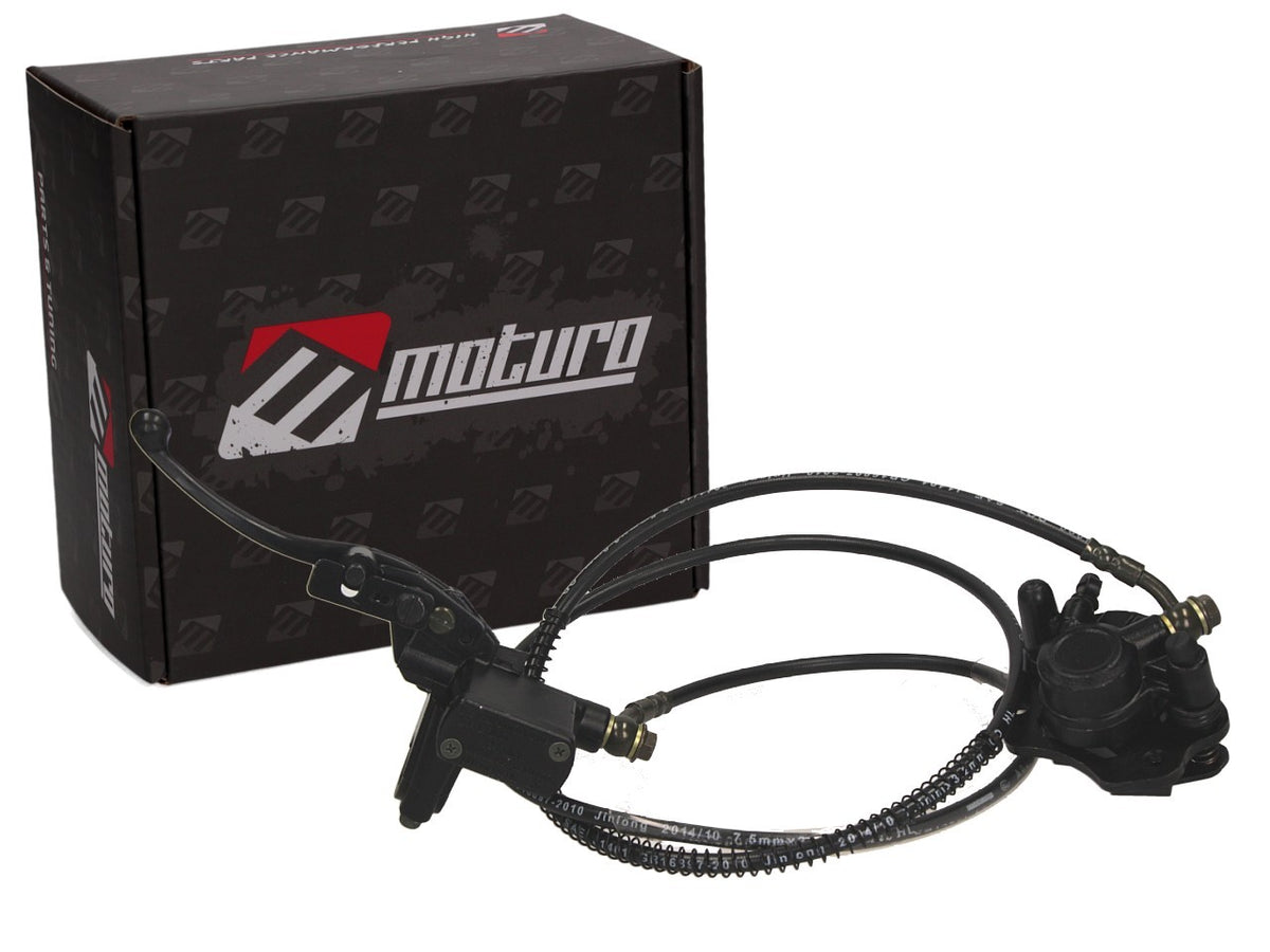 Moturo Bremsanlage kpl schwarz 1600mm Typ 3 für 110ccm bis 250ccm ATV Quad