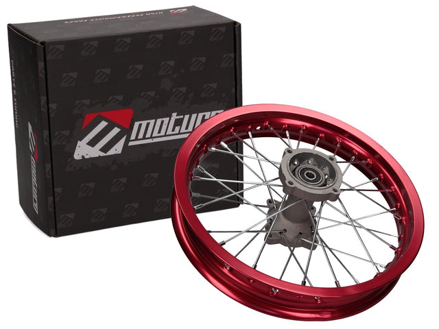 Moturo Felge 14" rot hinten für Dirt Bike AGB30