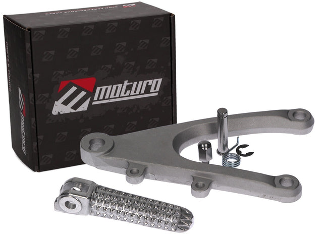 Moturo Fußrastenanlage vorne links für Yamaha YZF R1 04-06