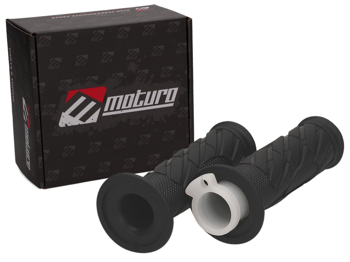 Jeu de poignées Moturo type 10 - noir - Moto ATV Quad Dirt Bike