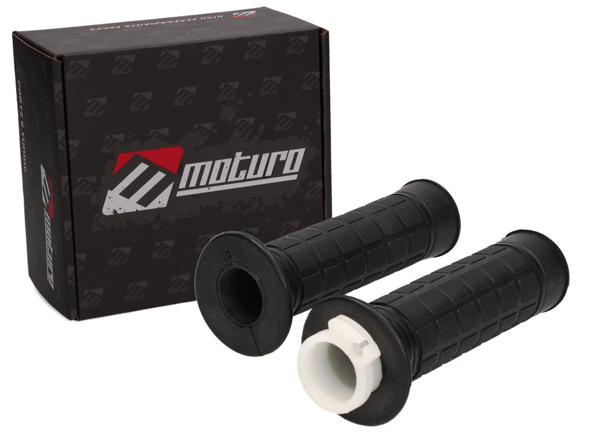 Moturo Griffsatz Set Griffe Typ 3 - schwarz - Motorrad ATV Quad Dirt Bike
