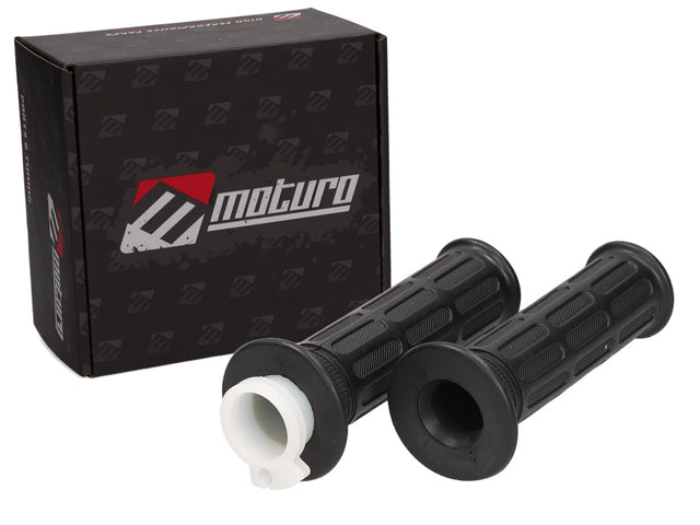 Moturo Grip Set Type 7 - black - Motorcycle ATV Quad Dirt Bike