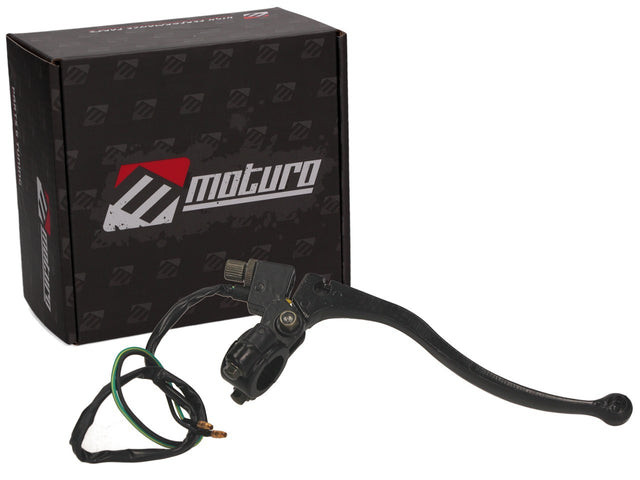 Moturo clutch lever 184mm cpl. with lever assembly - for 22mm handlebars - ATV Quad