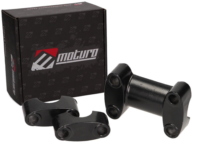 Moturo handlebar clamp black - 22mm handlebar - for 110cc to 250cc ATV quad