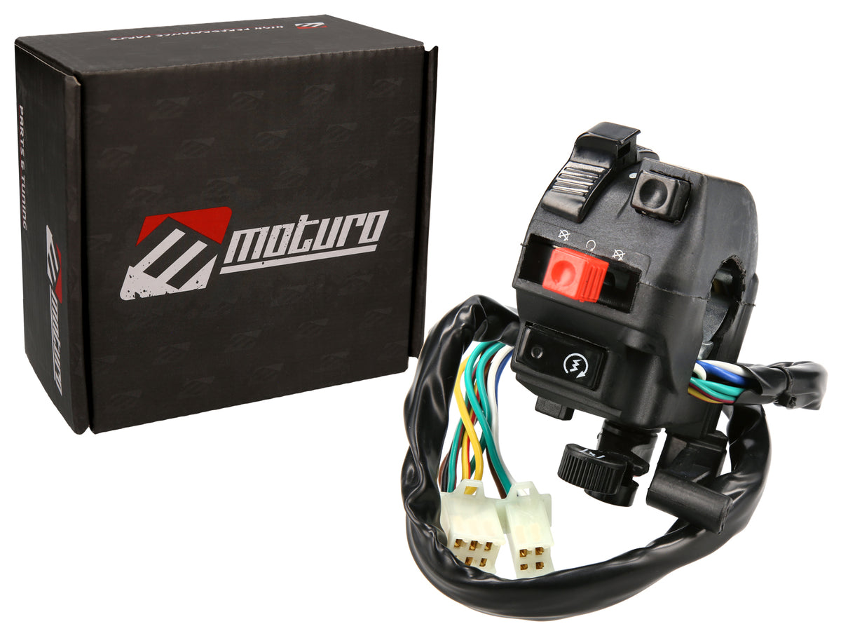 Moturo Lenkerschalter links Typ 3 -4 Funktionen- für ATV Quad