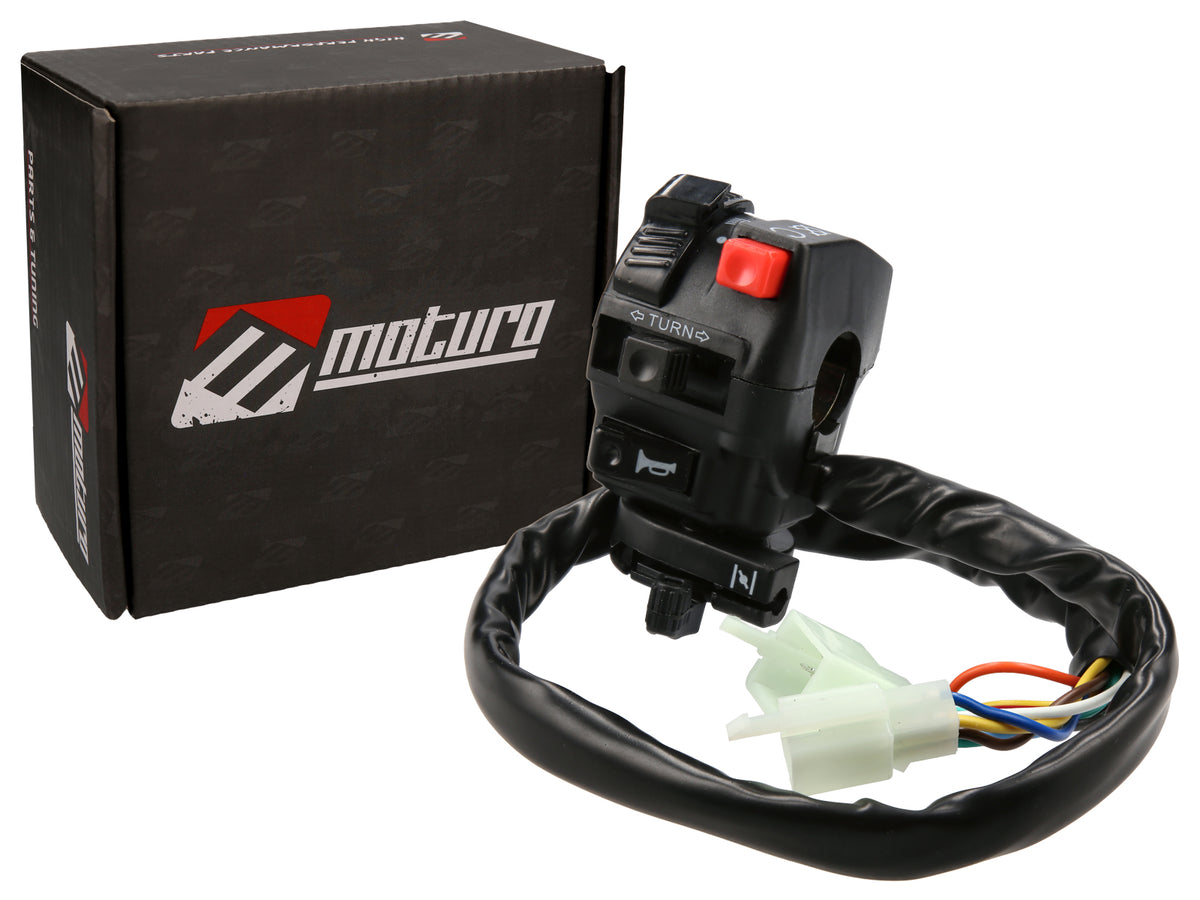 Moturo Lenkerschalter links Typ 8 -5 Funktionen- für ATV Quad