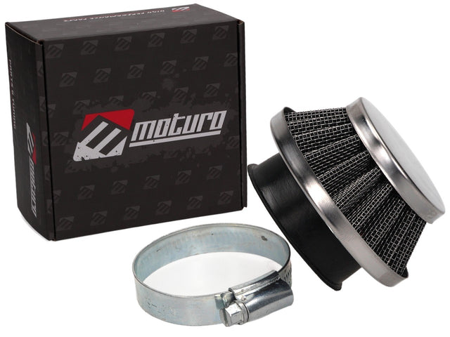 Moturo Sport Luftfilter 42mm Anschluss Typ 23 für Motorrad Roller ATV Quad