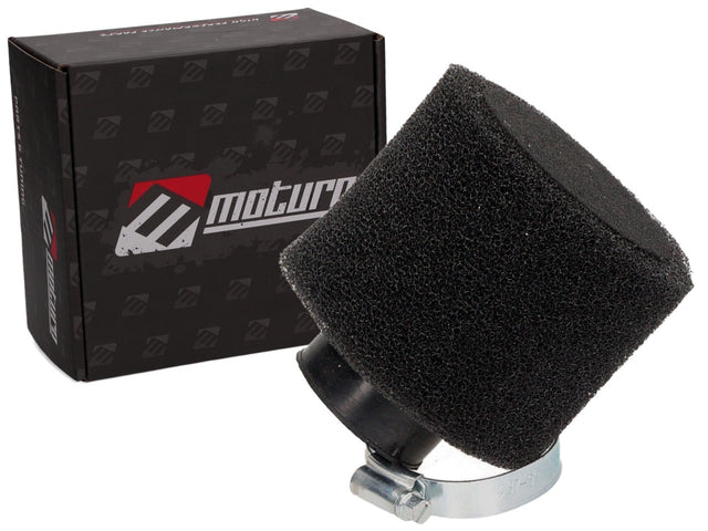 Moturo Sport Luftfilter schwarz 35mm Anschluss Typ 24 für Roller ATV Quad