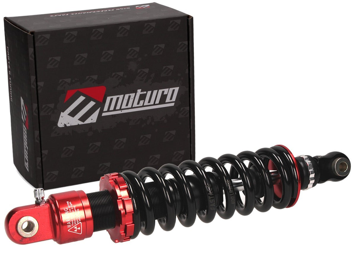 Moturo Stoßdämpfer Federbein hinten 340mm Typ 6 einstellbar für ATV Quad