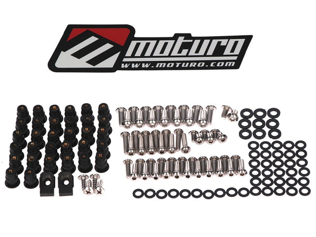 Moturo Verkleidungsschrauben Set für Kawasaki ZX-6R 07-08