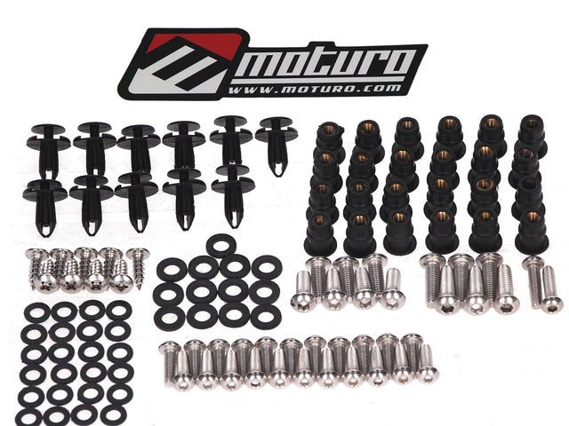 Moturo Verkleidungsschrauben Set für Kawasaki ZX-10R 08-10