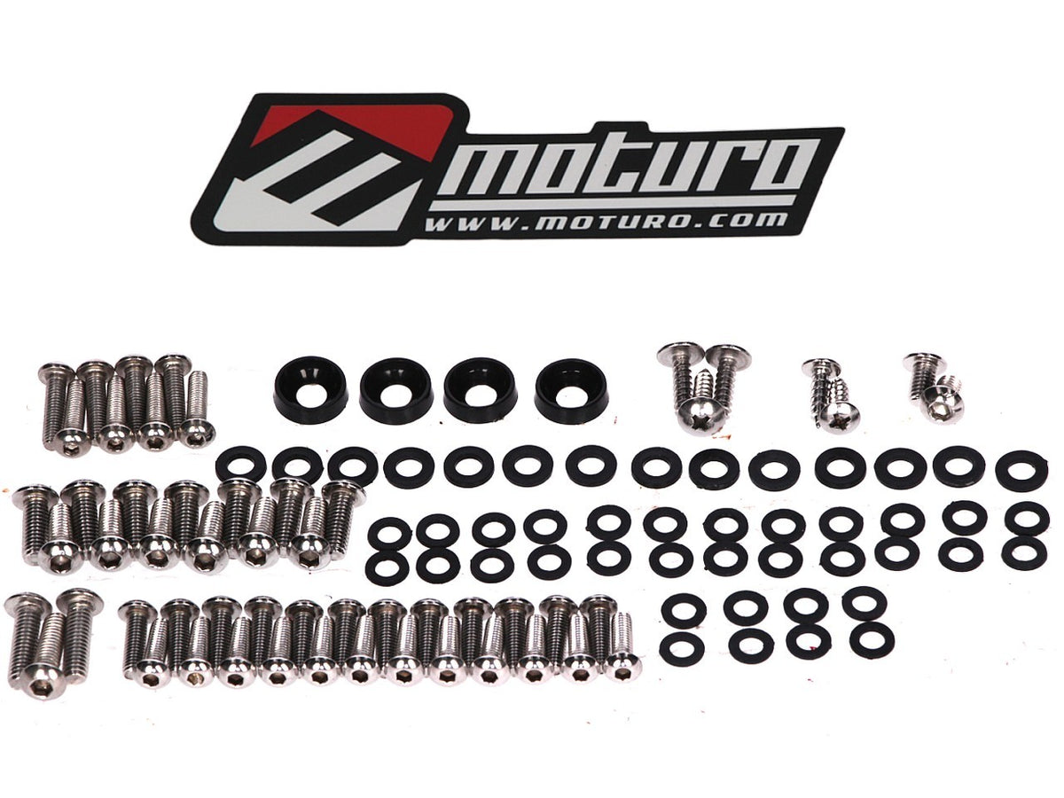Moturo Verkleidungsschrauben Set für Kawasaki ZX-10R 06-07